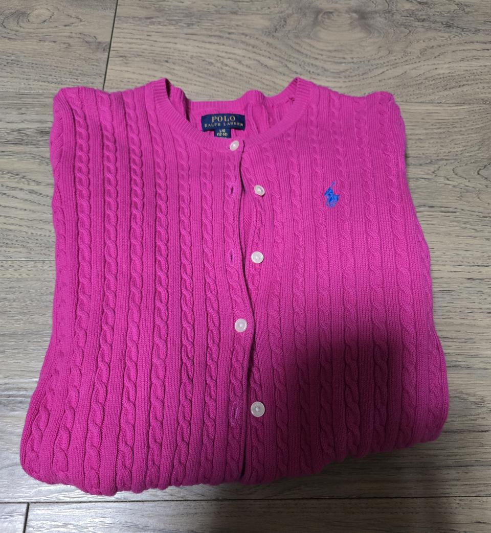 폴로 걸즈 케이블 니트ㅡL