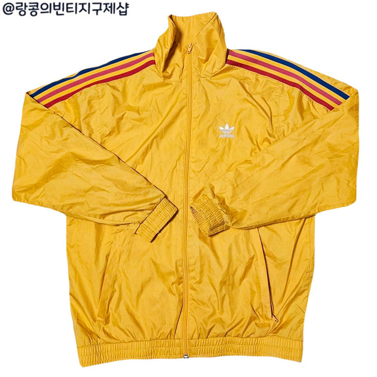 아디다스 올드스쿨 빈티지 불꽃 바람막이 자켓
