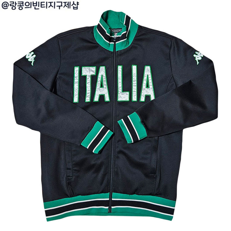 카파 올드스쿨 이탈리아 빅로고 져지 자켓