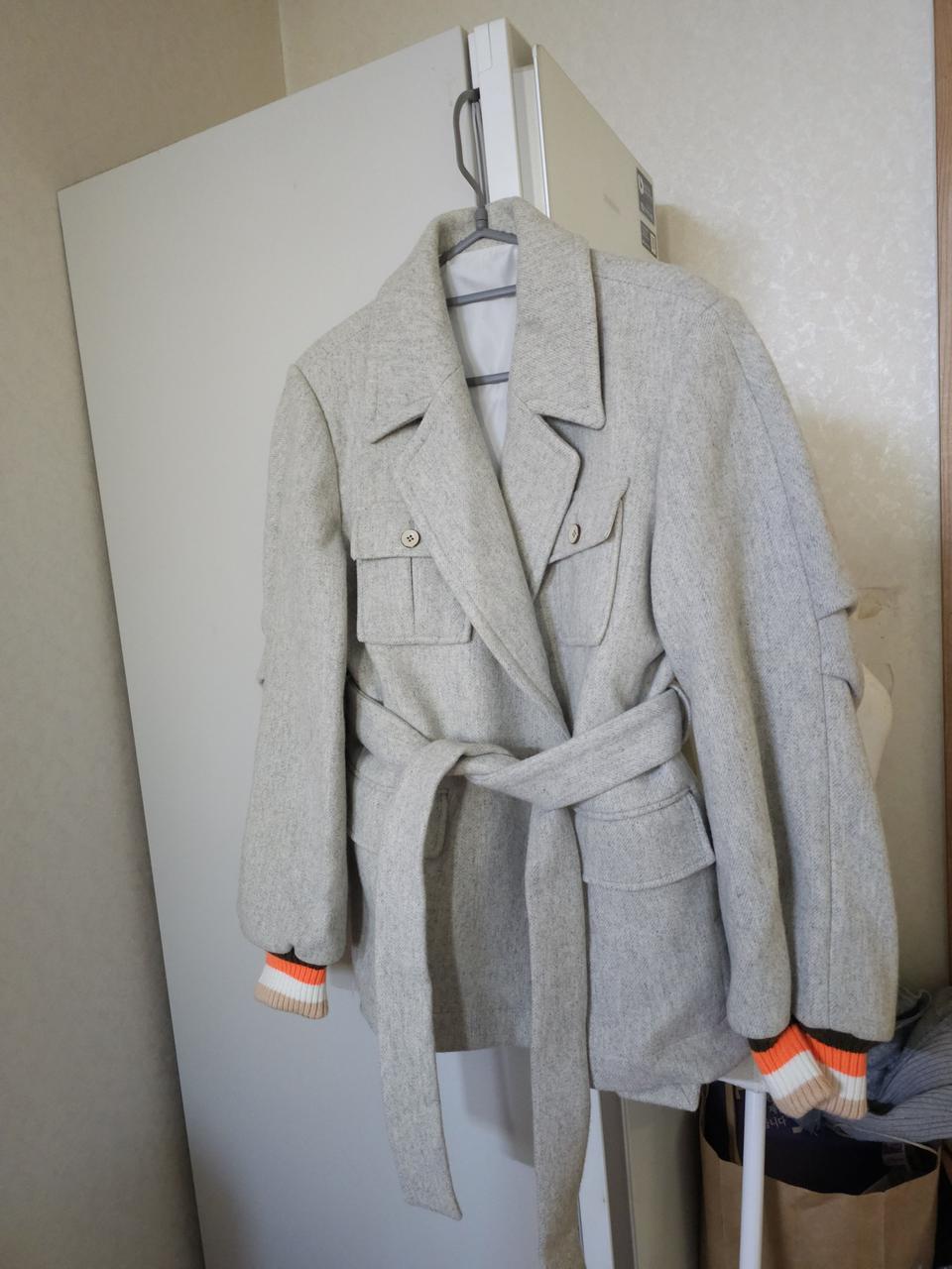 JS.뉴욕 벨트 울코트