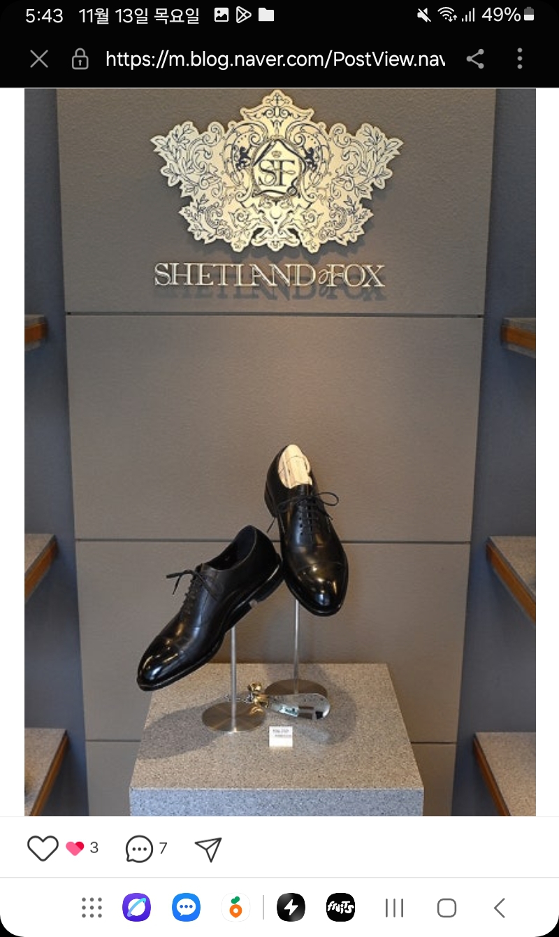 리갈 코퍼레이션의 셰틀랜드 폭스 몽크 스트랩