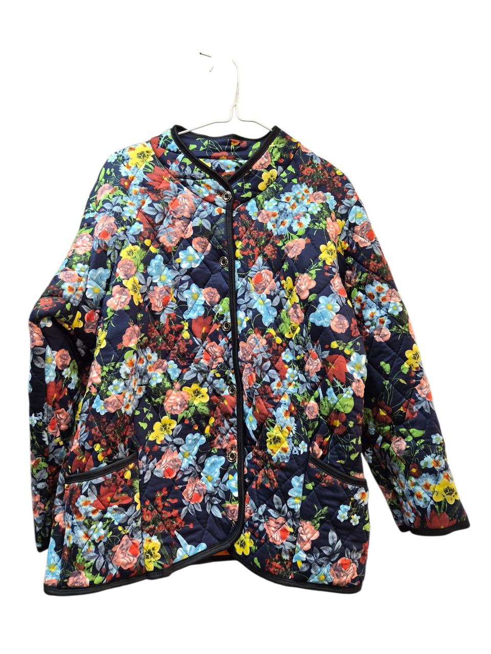 (새상품)플라워 퀼팅 여성 자켓 2XL