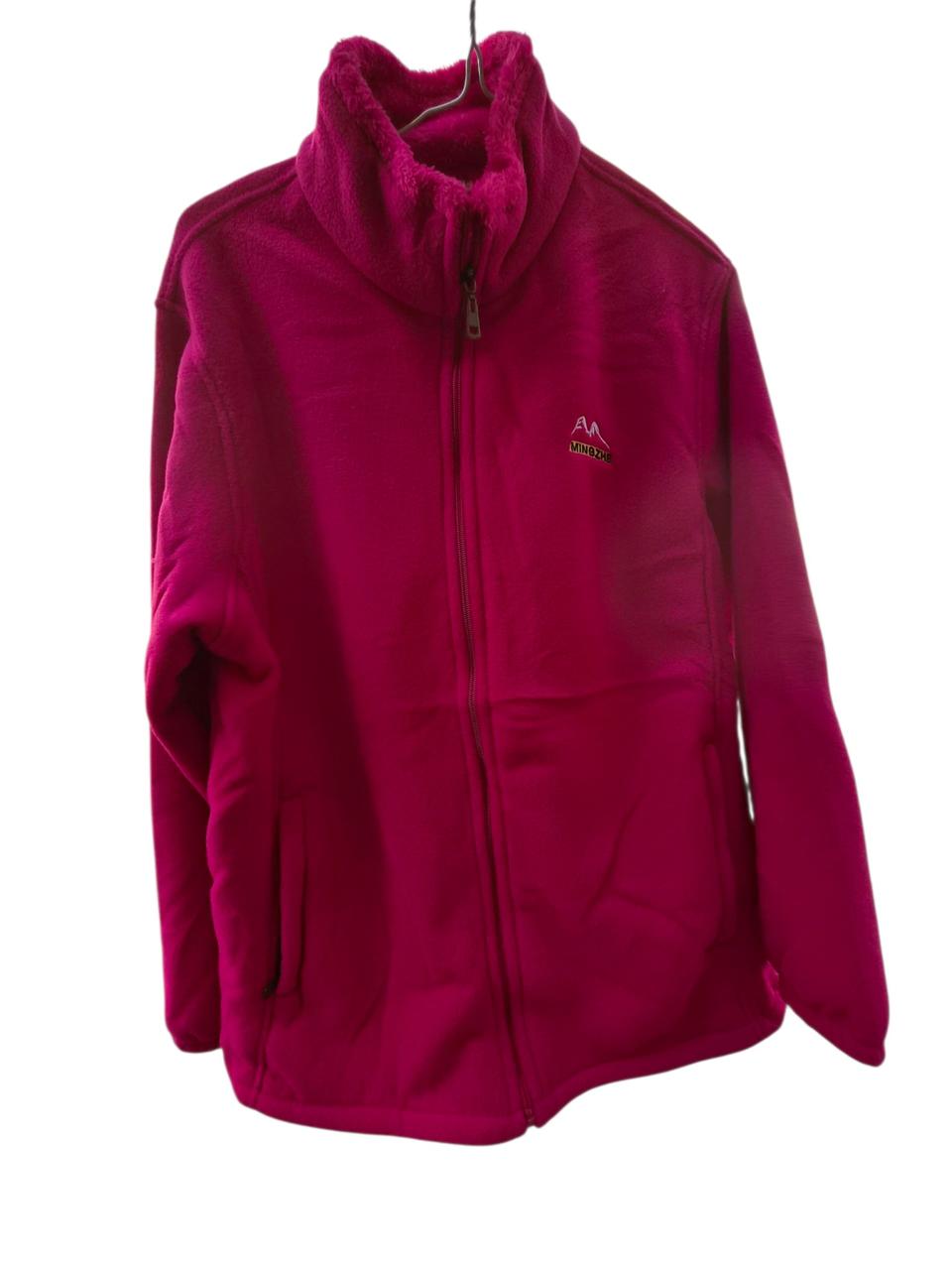 (새상품)레드 여성 플리스 자켓 5XL