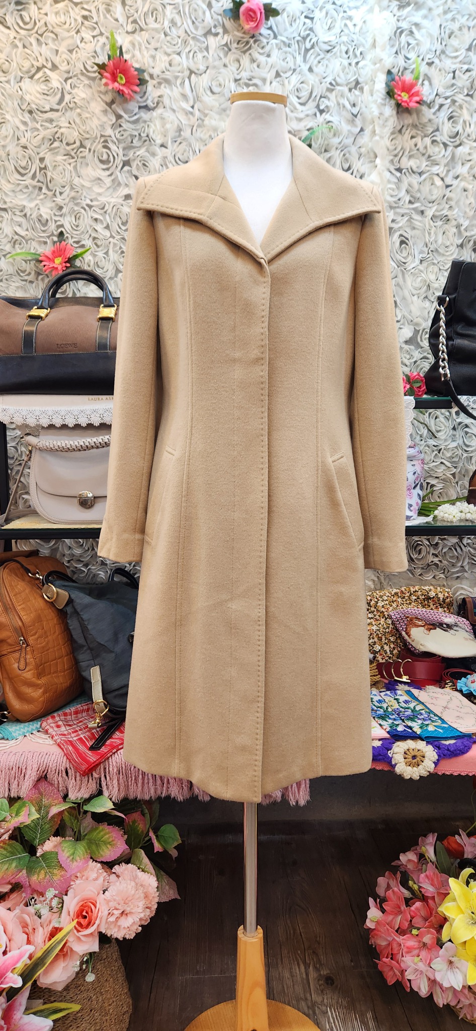 ATELIER SAB 캐시미어100% 롱코트(55)