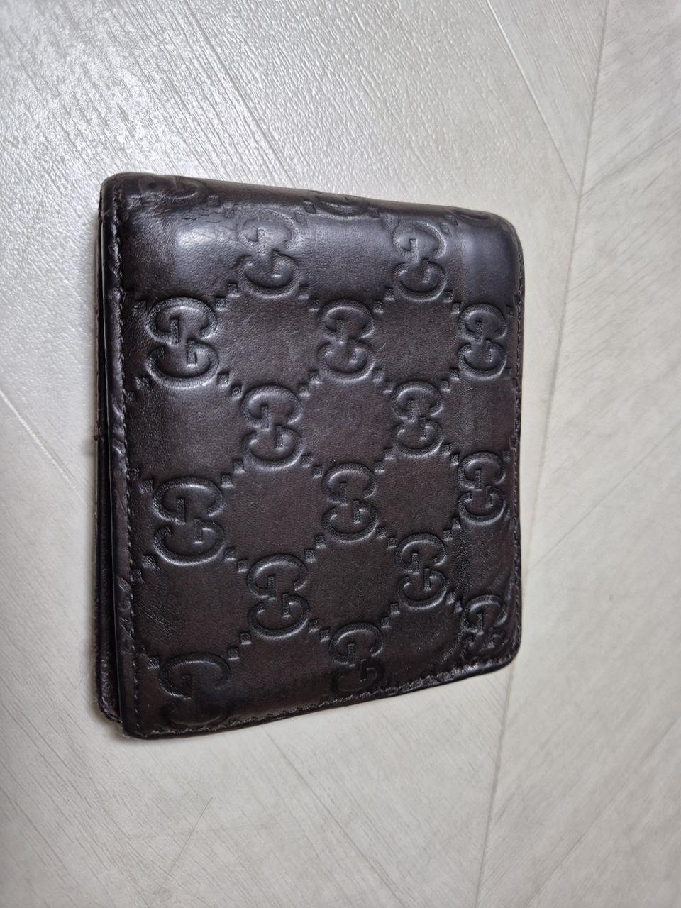 구찌 GG 반지갑 다크 브라운