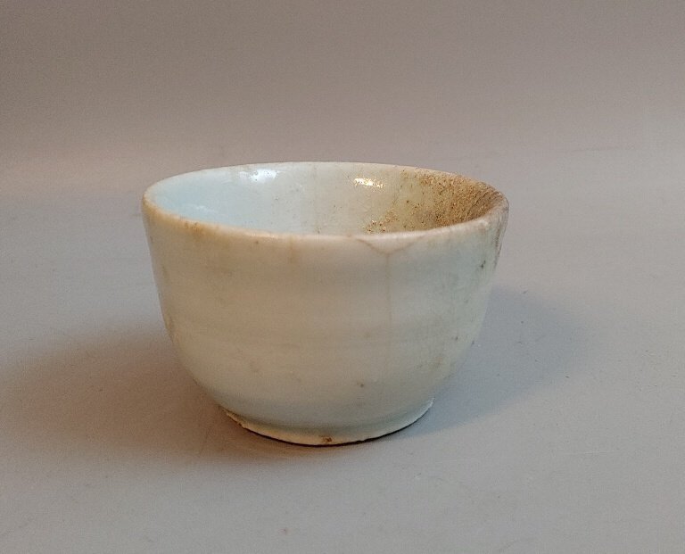 백자잔조선시대 등잔