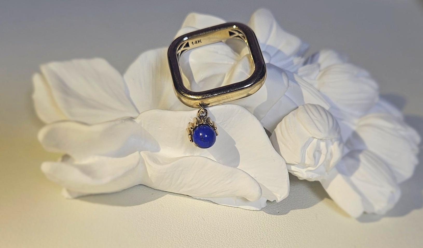 14k반지 라피스라쥴리