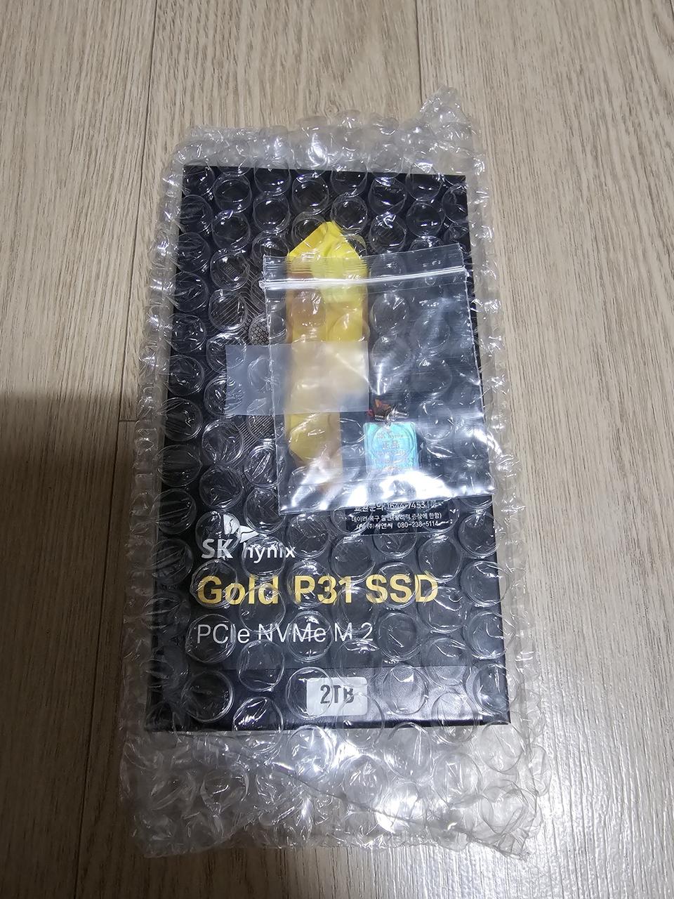 [미개봉] SK하이닉스 Gold P31 M.2 NvMe SSD (2TB)