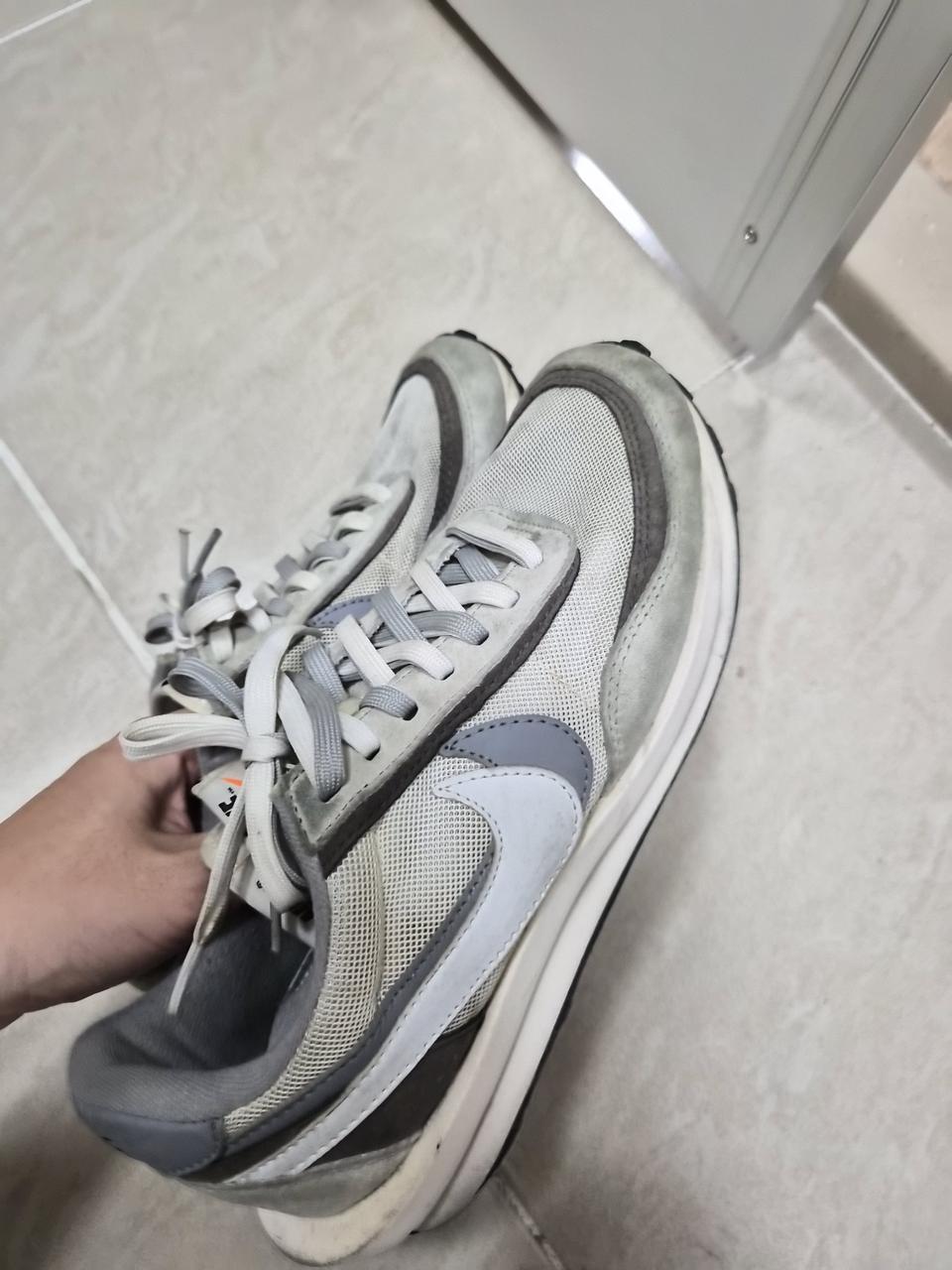 나이키x사카이 ld와플 울프그레이