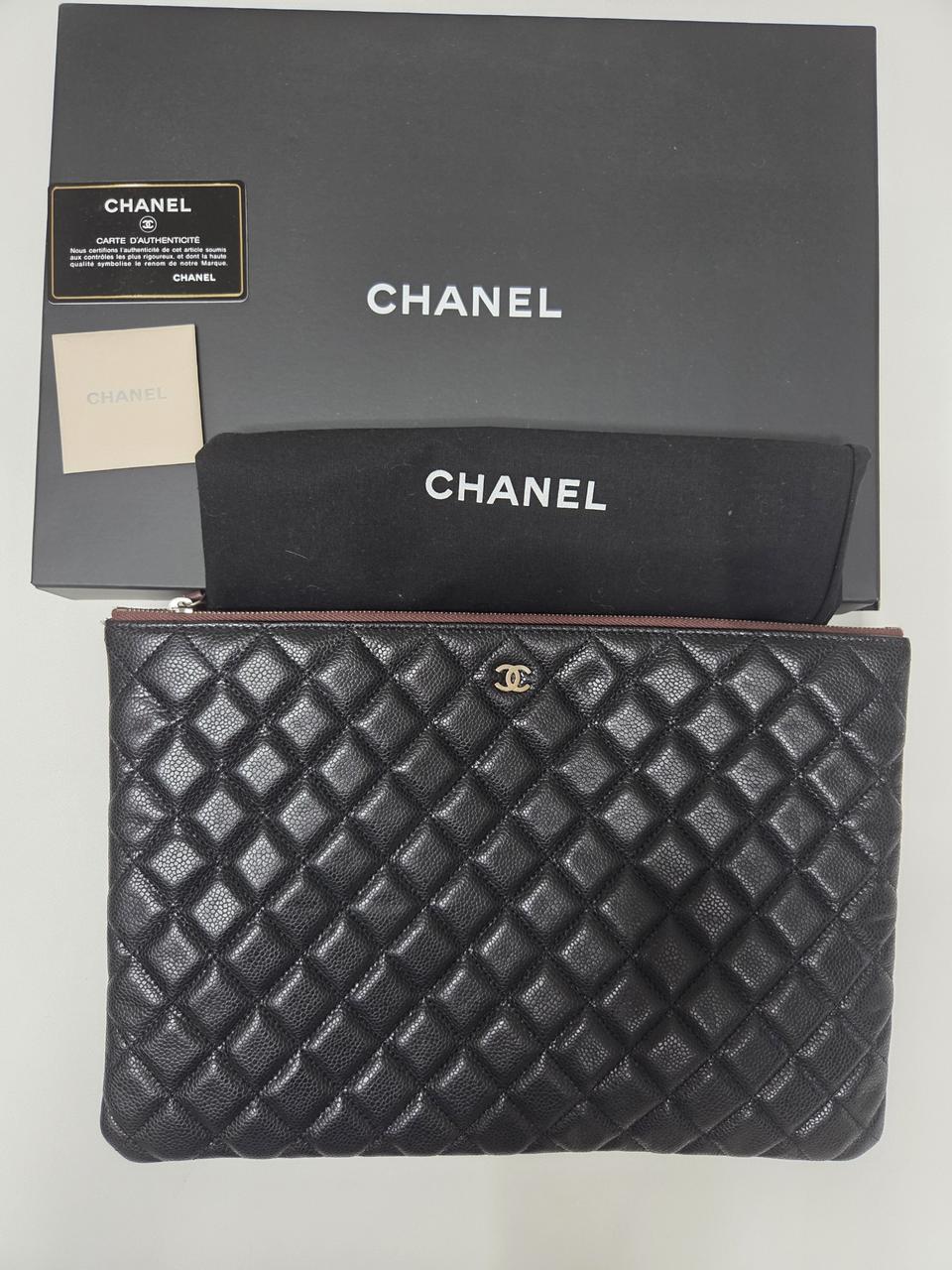 샤넬캐미어클러치