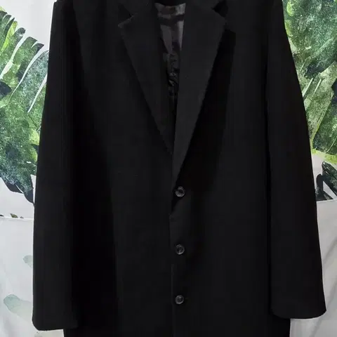 2-SEVEN 블랙 롱 코트 (남성 L / 여성 오버핏 가능)