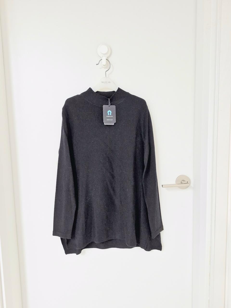 (새상품 55~66)백화점 반넥 롱 목폴라 니트