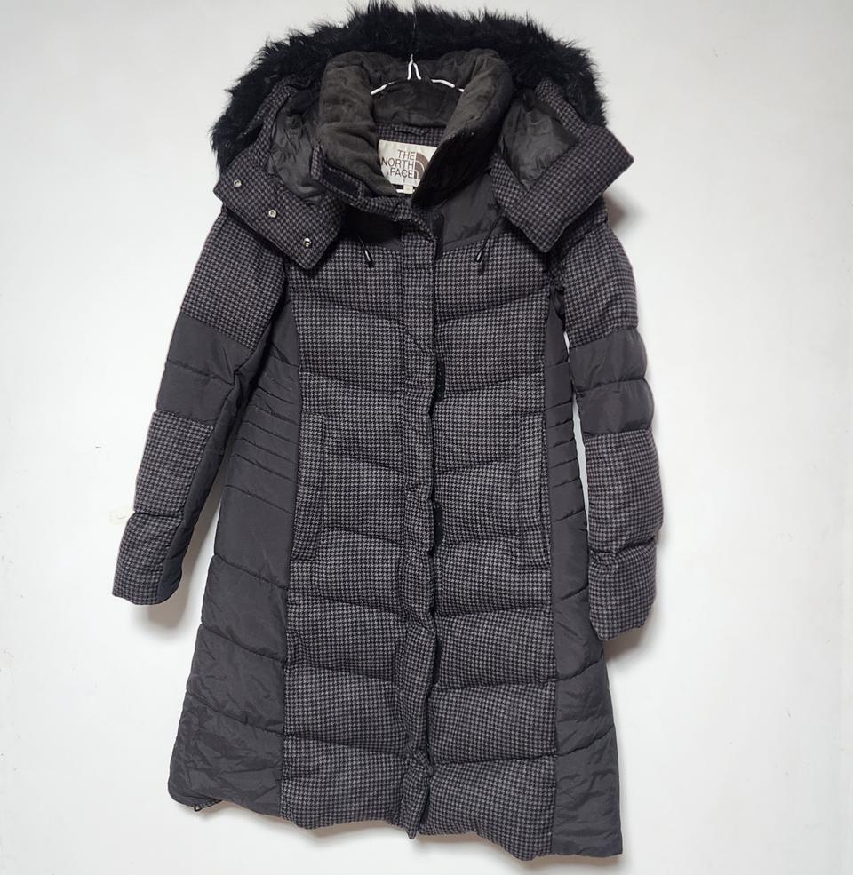 노스페이스 거위털 롱패딩 90