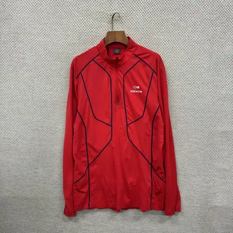 아이더 아웃도어 자수로고 기능성 반집업 긴팔티 100 A00692