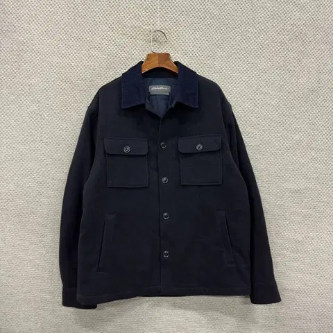 에디바우어 코듀로이카라 누빔 울 자켓 L A00945