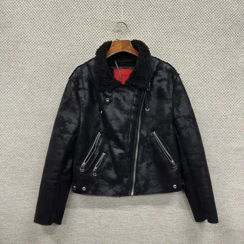 망고 빈티지 유광 무스탕 자켓 XS A00950