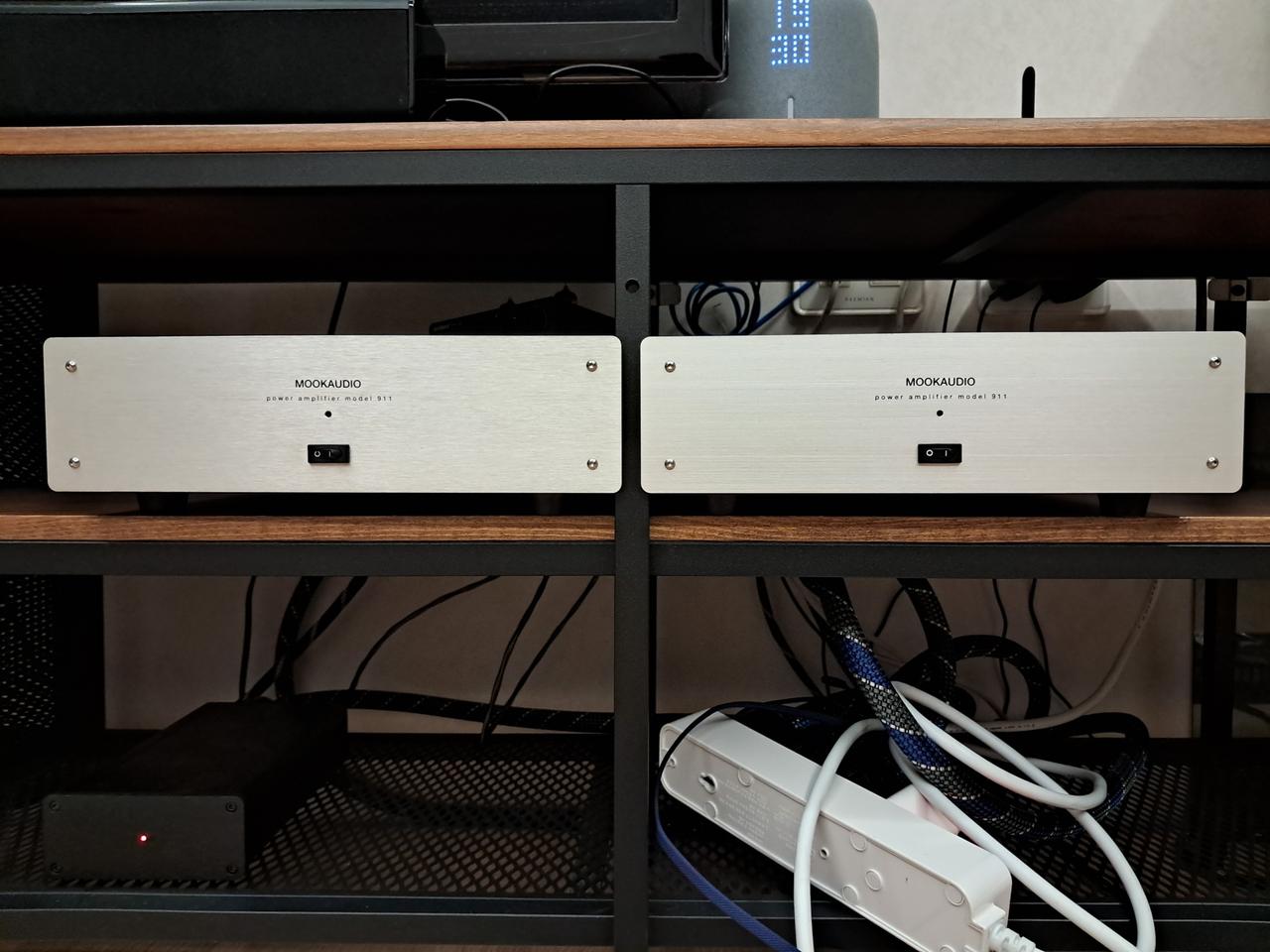 묵오디오 MOOK AUDIO 911 파워앰프 모노블럭 2대.