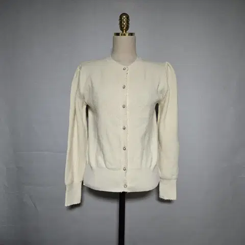 BROS 모찌 진주 니트 가디건