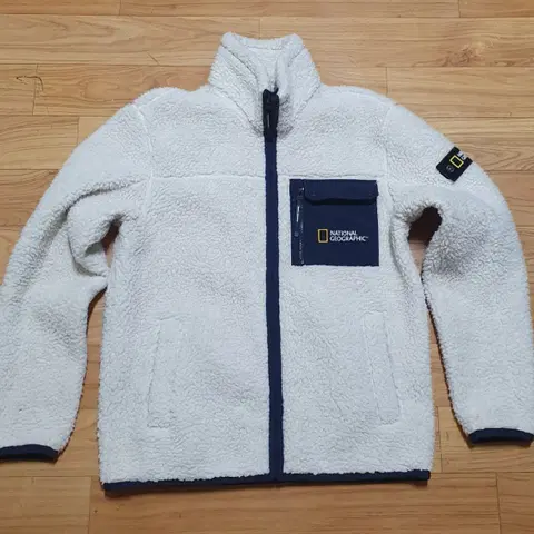 내셔널지오그래픽 후리스 뽀글이 자켓 아이보리 남자95 이미지참조 구제