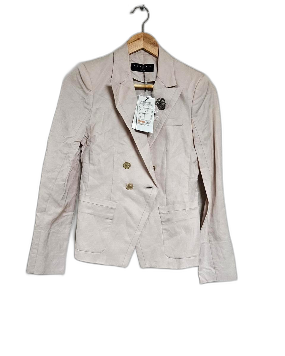 Sisley 린넨 혼방 여성 자켓 42