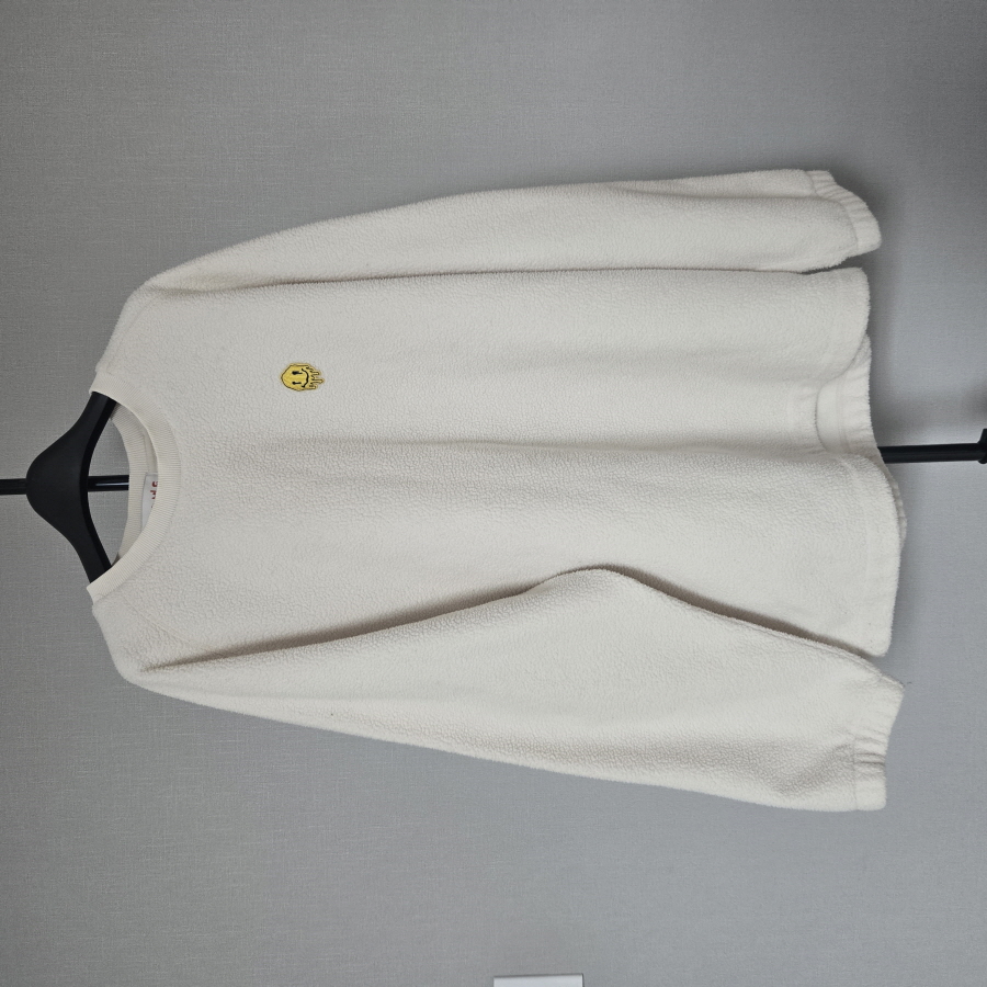 커스텀멜로우 L 105 새드스마일 플리스 후리스 뽀글이 M-긴팔-561