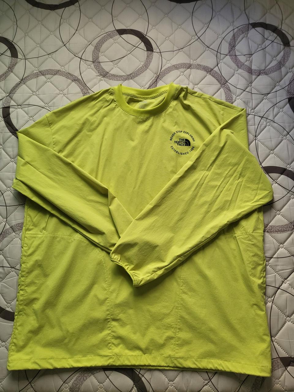 노스페이스 xl (105-110) 우븐 맨투맨 웜업 바람막이 아노락