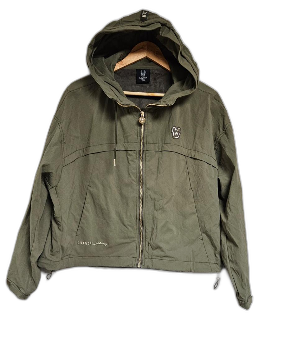 라이프워크 후드 바람막이 카키.free