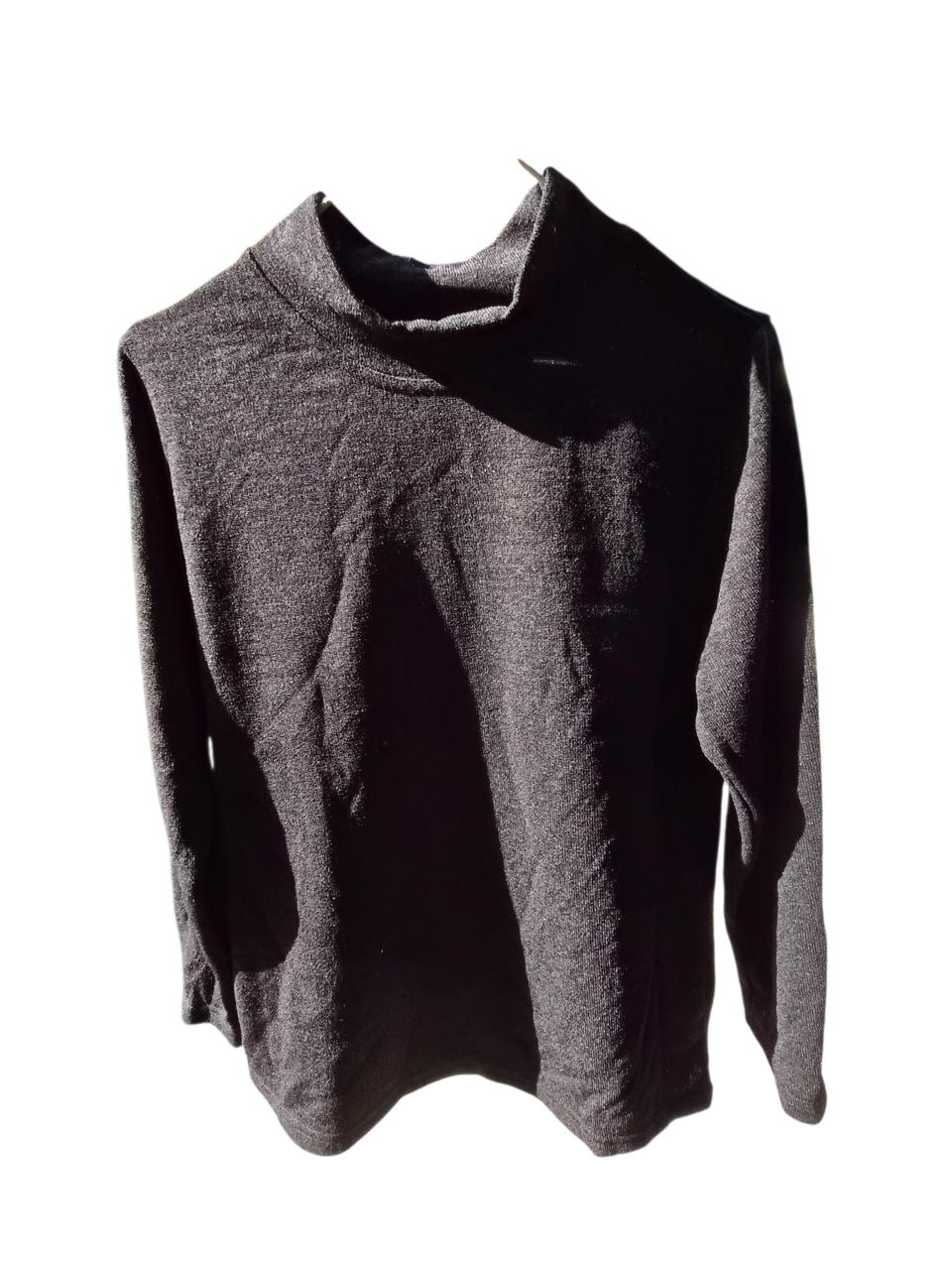 (새상품)블랙 목폴라 여성 긴팔티셔츠 free size