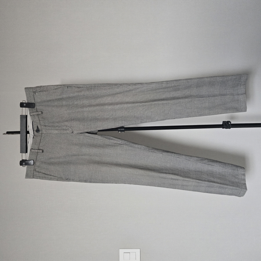 타미힐피거 34 체크무늬 정장바지 슬랙스 M-바지-336