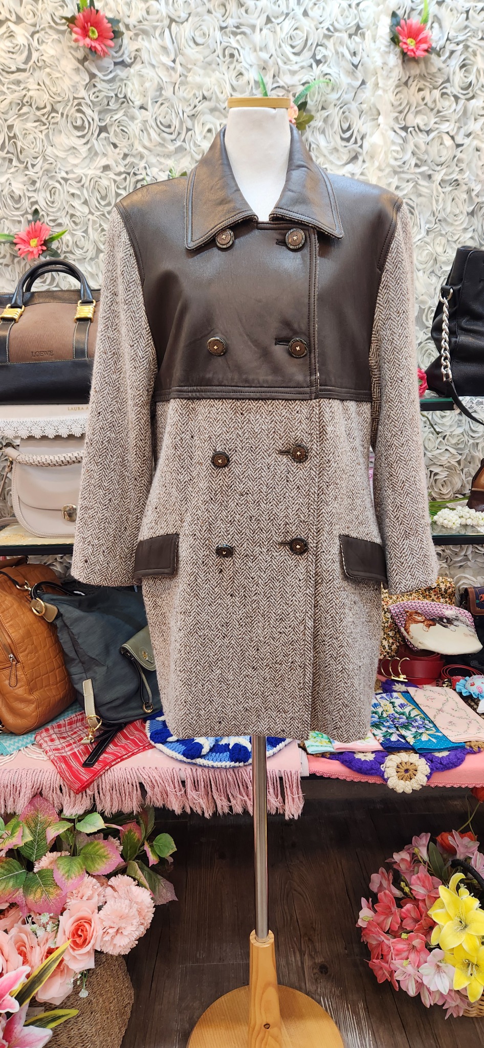 DINJU N 모90(앙고라함유)하프 코트(FREE)