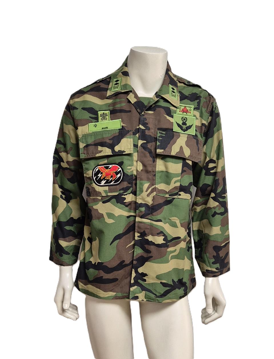 ⭐육군 구형 1공중강습여단 중위 중기형 동계 전투복 상의 자켓 (L)⭐