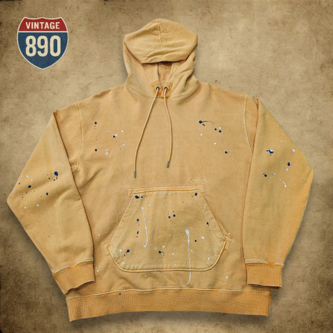 [XL] REOVER 리오버 페인팅 다이드 후드티