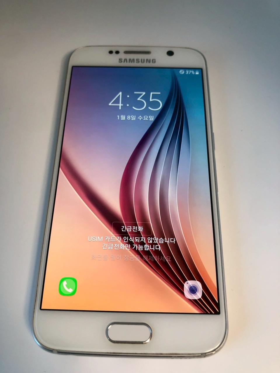 갤럭시 S6 화이트 기기 판매(02065)
