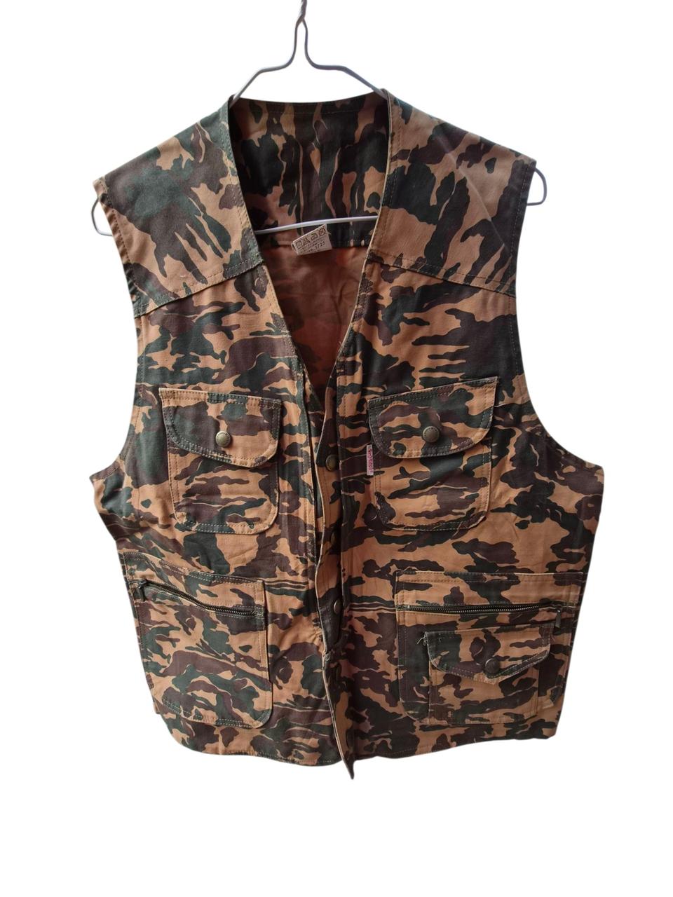 카모 밀리터리 남성 조끼 XL