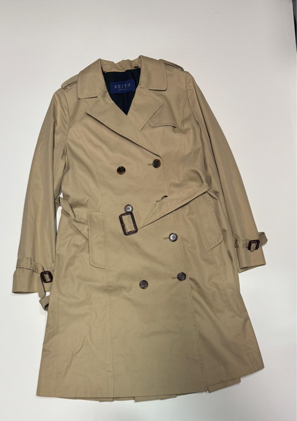 여성 키이스 KEITH  벨티드 트렌치 코트