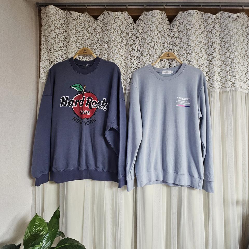 오버핏 맨투맨 두벌 만원