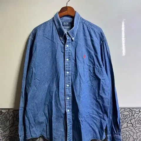 폴로 랄프로렌 데님 셔츠 남방 xl