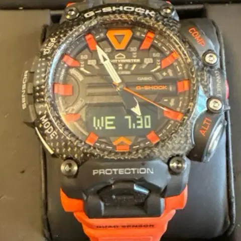 카시오 지샥 그래비티마스터 오렌지