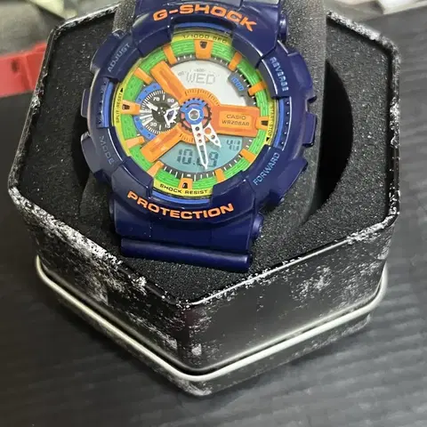 카시오 지샥 빅페이스 크레이지컬러 GA-110