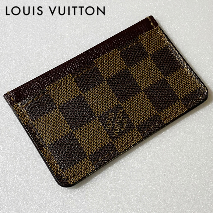 루이비통 다미에 에벤 캔버스 카드지갑