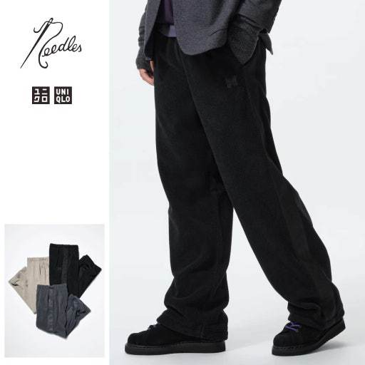 유니클로 × 니들스 후리스 팬츠 블랙 M