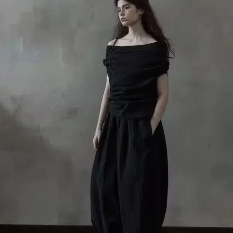 미사용 hello september 트위스트 숄더탑