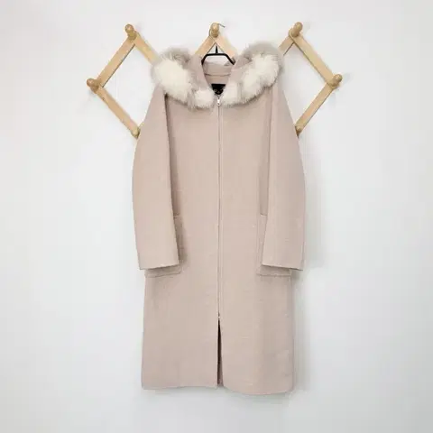 나이스크랍 폭스퍼 울캐시 후드집업 코트