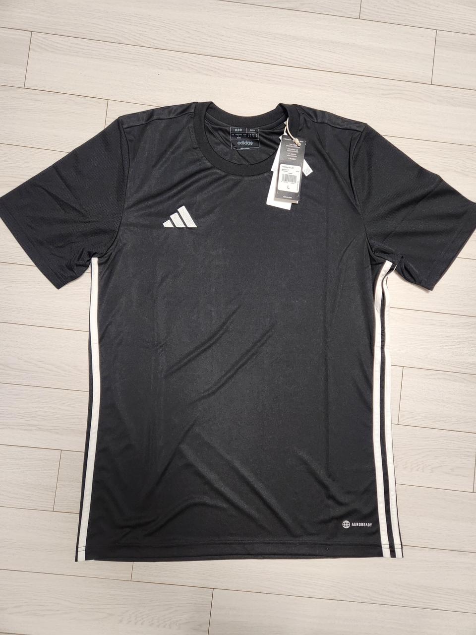 새상품)아디다스 타벨라 23 반팔 져지 블랙  사이즈L블랙 색상 아디