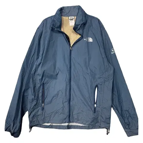 노스페이스 네이비 로고 바람막이 L/G