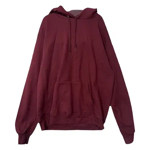 챔피온 버건디 캐주얼 후드티 L