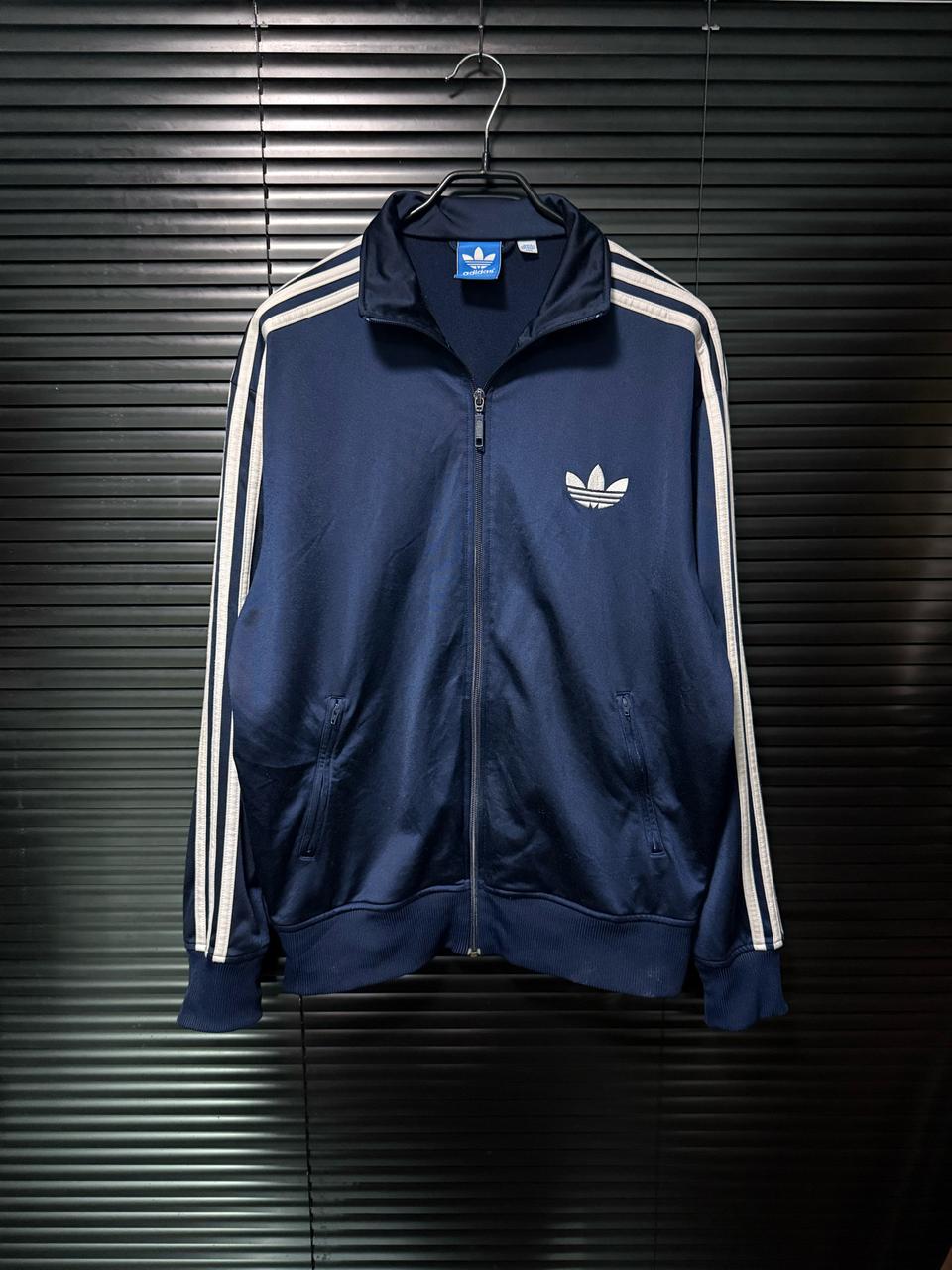 아디다스 구 파이어버드 져지 트랙탑 집업 유로파 105 XL 남색 네이비