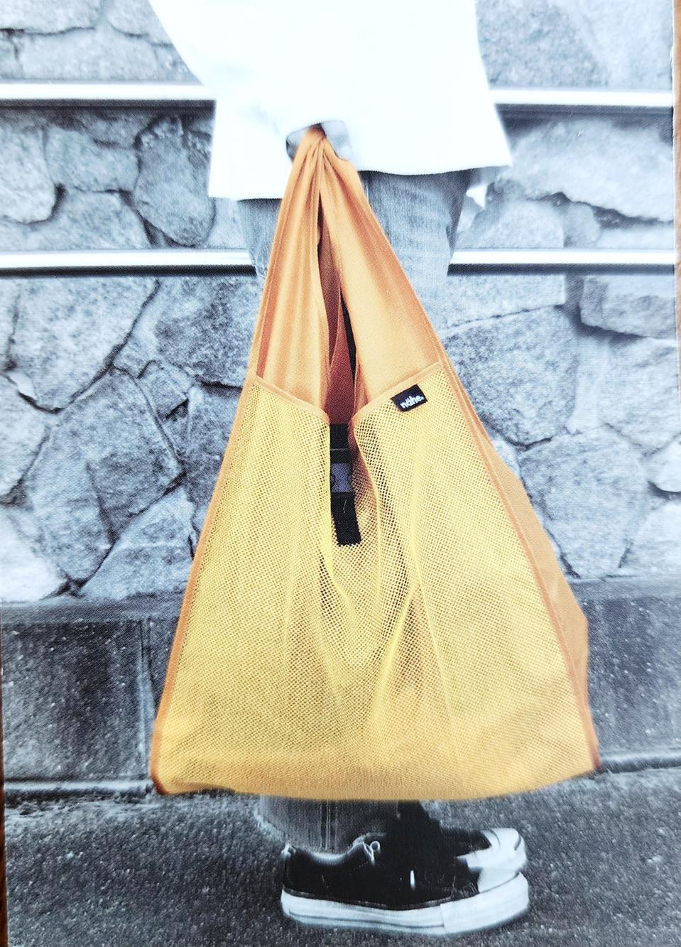 포켓 있는 일본에코백