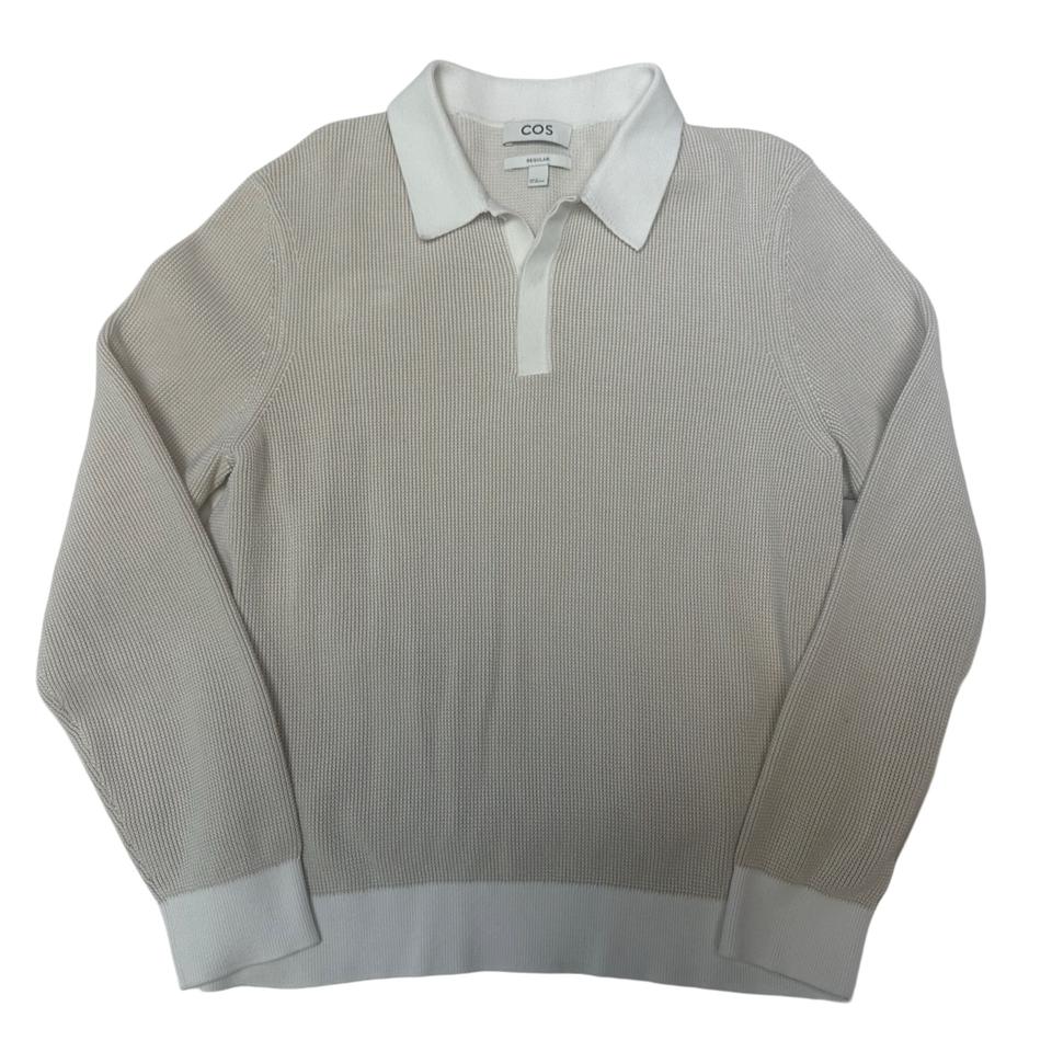 코스 미니멀 아이보리니트카라티 M