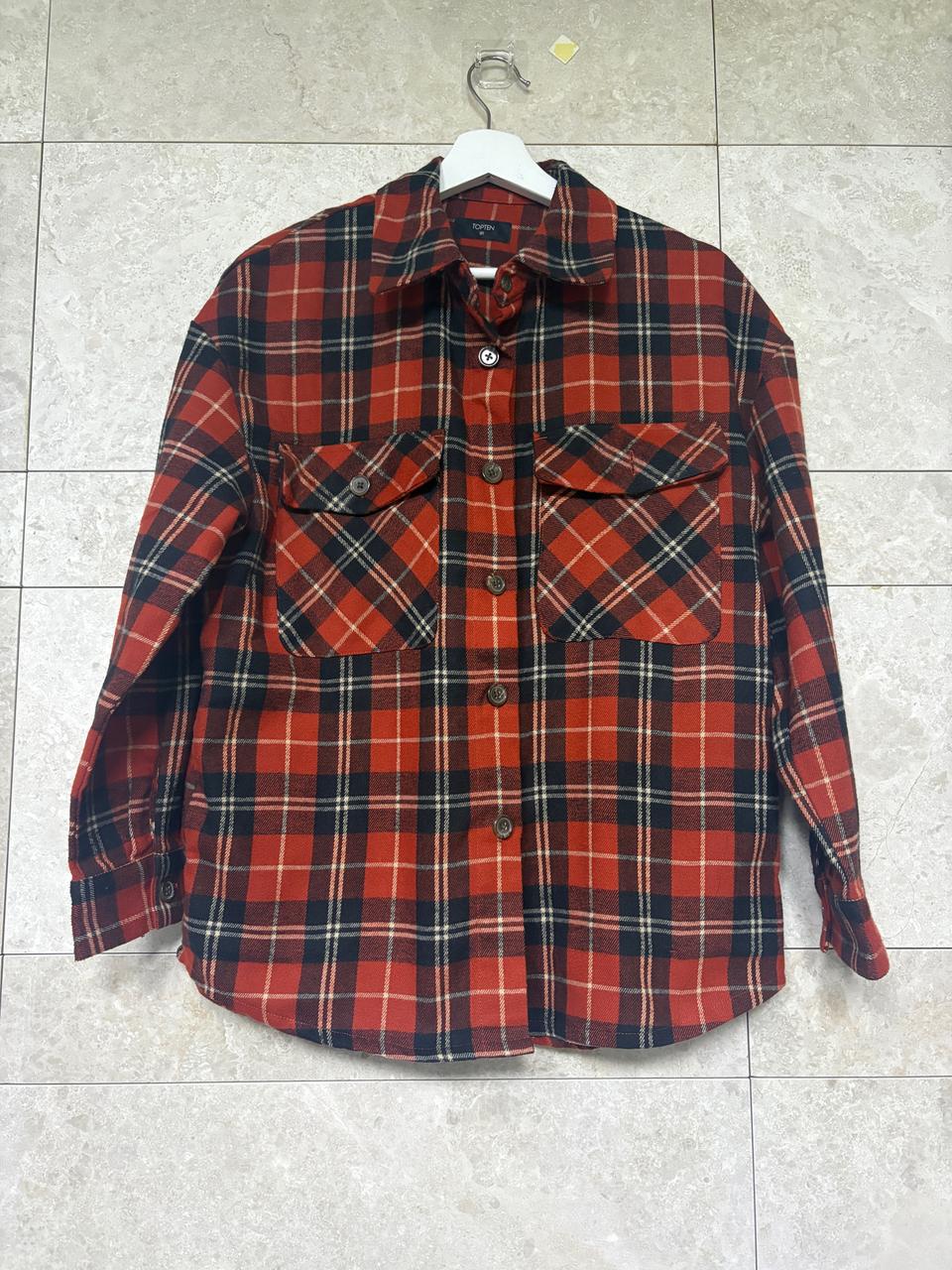 여성 겨울 탑텐 모직 남방 66